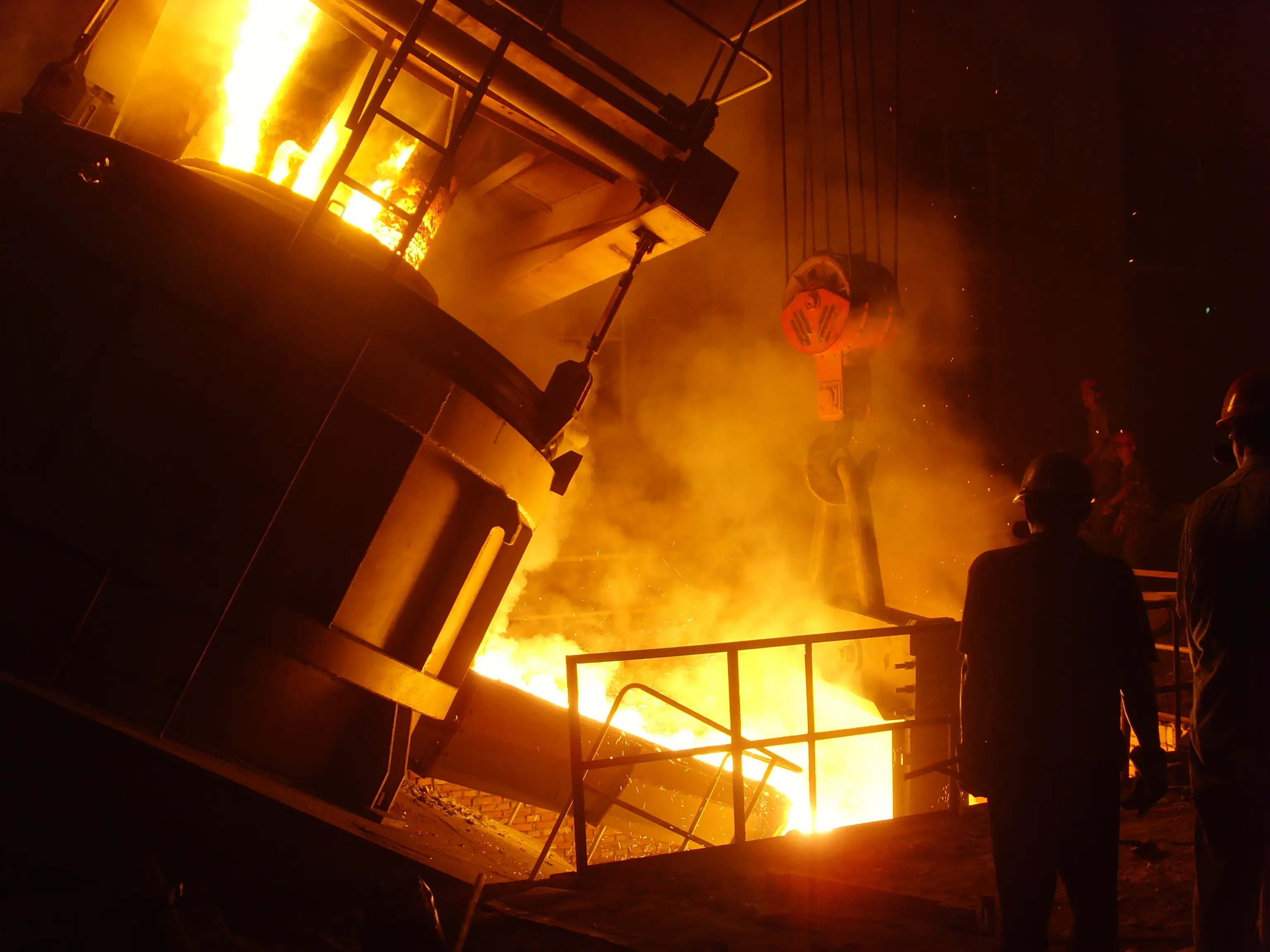 砂型鑄鋼工藝運作流程